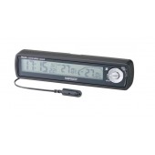 日本 NAPOLEX 汽車用12V 24V時鐘電子鐘溫度顯示器溫度計背光