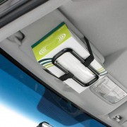 日本 NAPOLEX 汽車用紙巾盒多用途收藏架 