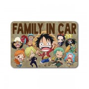 日本製 ONE PIECE 海賊王 FAMILY IN CAR 路飛 索隆 喬巴 山治 烏索普 羅賓 弗蘭奇 布魯克 娜美 汽車貼紙
