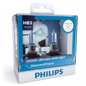 PHILIPS 汽車 車頭 大燈 霧燈 燈泡 12V 60W HB3 9005 5000K 白光 DIAMOND VISION