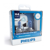 PHILIPS 汽車 車頭 大燈 燈泡 12V H4 5000K 白光 DiamondVision --- 波蘭製 12342DV