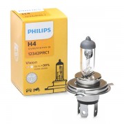 PHILIPS 汽車用 車頭燈 大燈 高燈 燈泡 12V H4 12342PRC1