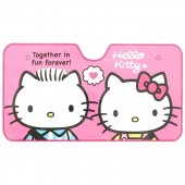 日本 SANRIO HELLO KITTY DANIEL 情侣汽車用擋風玻璃太陽擋隔熱擋 Together in fun forever