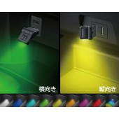 日本 SEIKO 第二代汽車用車內USB照明燈發光燈7色燈彩色燈氣氛燈房燈LED裝飾燈多角度
