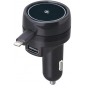 日本 SEIWA 12V汽車用 24V貨車用 點煙器 IPHONE 專用充電線充電器 MFI 認證  Lightning線 