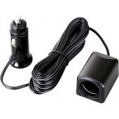 日本 SEIWA 汽車用12V~24V點煙器加長線延長線(4米)