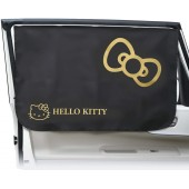 日本 SEIWA 汽車用 HELLO KITTY 黑金磁石窗簾