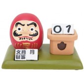 日本 達摩 萬年曆 擺設 裝飾 骰仔