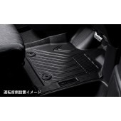 日本 SILKBLAZE 豐田 TOYOTA ALPHARD VELLFIRE 20系專用防水防污地膠地毯司機位乘客位