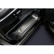 日本 SILKBLAZE 豐田 TOYOTA ALPHARD VELLFIRE 30系 專用 汽車用車內不鏽鋼腳踏板防花防滑裝飾 ( 4件裝 )