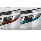 日本 SILKBLAZE 豐田 TOYOTA NOAH 80系 前期專用 車頭燈專用貼紙大燈貼紙 車燈貼紙 ( 橙色 / 藍色)