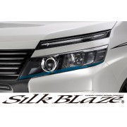 日本 SILKBLAZE 豐田 TOYOTA VOXY 80系 前期 車頭燈專用貼紙大燈貼紙 車燈貼紙 橙色 藍色