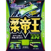 日本 SOFT99 洗車用洗車手套 ALAUNEN 柔帝王清洗毛巾 綠色