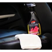 日本製 SOFT99 汽車用皮質清潔劑保護劑奢華皮革保養劑 ( 清潔 + 保護 ) 