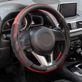 意大利 SPARCO 汽車用皮質碳纖紋賽車軚環套軚盤套 ( 2色可選 ) 