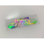 汽車用車身車窗玻璃自動門車貼紙 AUTO DOOR 幻彩雷射貼外貼內貼 ( 1對 )