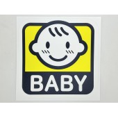 韓國製 BABY IN CAR 車上有嬰兒 貼紙 汽車貼紙 車身貼紙