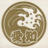日本 愛知 愛知縣 汽車用 暴走族 車身貼紙 玻璃貼紙 油缸蓋貼紙 黃色 金色