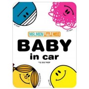 日本製造 MR.MEN LITTLE MISS 快樂先生 意外先生 樂觀小姐 意外先生 邋遢先生 BABY IN CAR 車上有嬰兒 汽車貼紙