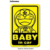 日本製 叮噹 DORAEMON BABY IN CAR 車上有嬰兒 汽車貼紙