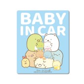 日本製 SUMIKKO GURASHI 角落生物 BABY IN CAR 磁石貼車貼紙 車上有嬰兒 貼紙