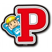日本製 TOMY 日本鐵路 新幹線 PLARAIL 火車 公仔P字 汽車貼紙