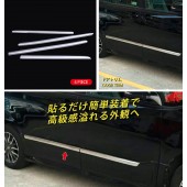 日本 豐田 TOYOTA NOAH VOXY 80系 汽車用車門邊不鏽鋼電鍍裝飾件防花條 ( 4件裝 )