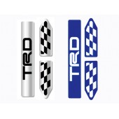 日本製 TRD 原裝 原廠 汽車用車門邊尾門趟門側門反光貼紙警示貼紙1對裝 ( 白 / 藍可選 )