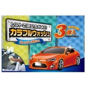 日本製 WAKO 洗車用三色海棉三件裝海綿實惠裝