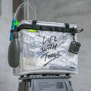 日本 WHATNOT 汽車 透明 可摺疊 雜物袋 收納箱 尾箱袋 釣魚袋