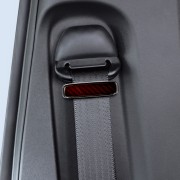 日本 YAC 汽車用紅色碳纖紋 安全帶夾 安全帶固定夾