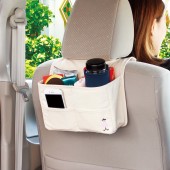 日本 YAC 汽車用 Merrily 頭枕椅背雜物袋收納袋