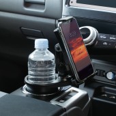 日本 YAC 汽車用車內杯架杯座飲品座手機座電話座手機架電話架IPAD架平板電腦架吸盤