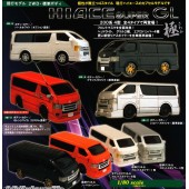 日本 迷你 HIACE 200系 車仔 模型 擺設 ( 4款裝 ) 