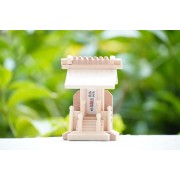 日本明治神社學業成就學業進步交通安全木製迷你神社擺設
