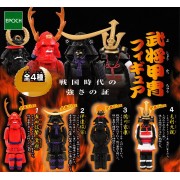 日本武士甲擺設 ( 4件裝 )  真田幸村  伊達政宗 徳川家康 毛利元就